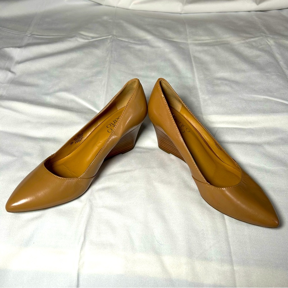 Franco Sarto “Frankie” Wedges - Tan/Taupe